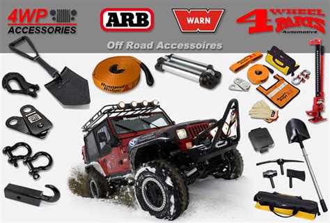 4 Wheel Parts-Jeep Wrangler YJ Off Road Accessoires