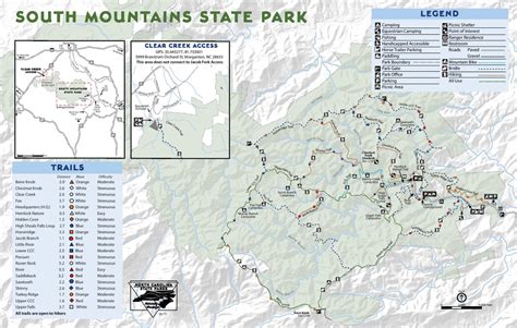 South Mountain State Park Nc Map - Get Latest Map Update