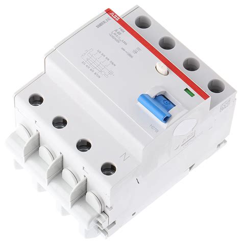 2CCF544110E0400 - F404A-40/0.03, 2CC | ABB 3P+N Pole Type A RCD Switch ...