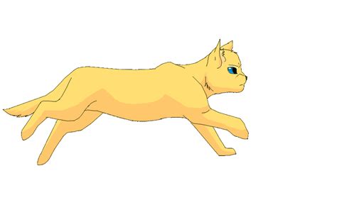 running warrior cat FIRESTAR on Make a GIF