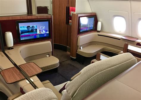 Flight Review: Qatar Airways First Class - Bucket List Traveler | Qatar ...