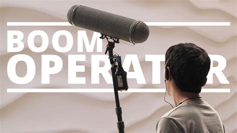 What is a boom operator's role in video production? - Videomaker