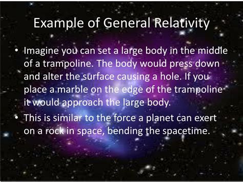 PPT - Theory of relativity: Special Relativity and General Relativity ...