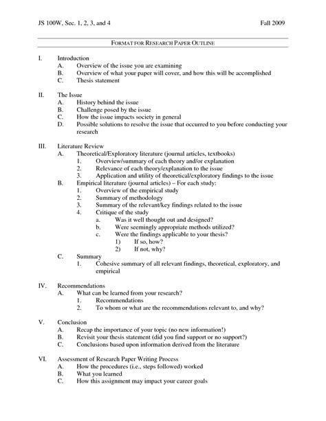 Research Paper Format - Fotolip