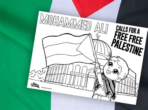 Free Free Palestine Colouring Sheet - I Read My Story