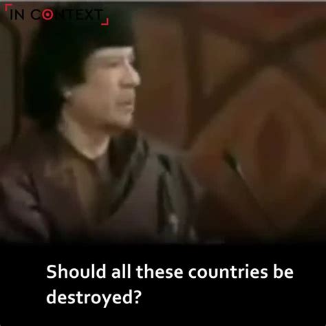 11 years ago, Muammar Gaddafi gave One of the best speeches in history.