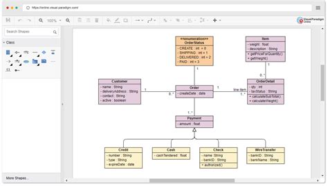 Online UML Diagram Tool