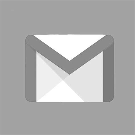 an email icon with the letter m in it's center, on a gray background