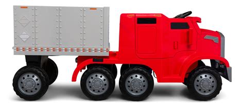 Semi-Truck and Trailer Ride-On Toy by Kid Trax Red, Rig – LifeToyZ