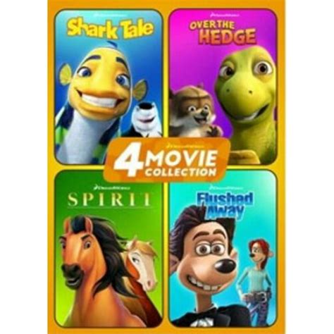 Dreamworks 4-Movie Collection (Flushed Away/Over The Hedge/Shark Tale ...