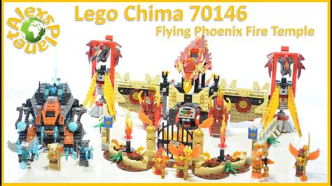 Lego Chima 70146 Flying Phoenix Fire Temple Build Review - YouTube