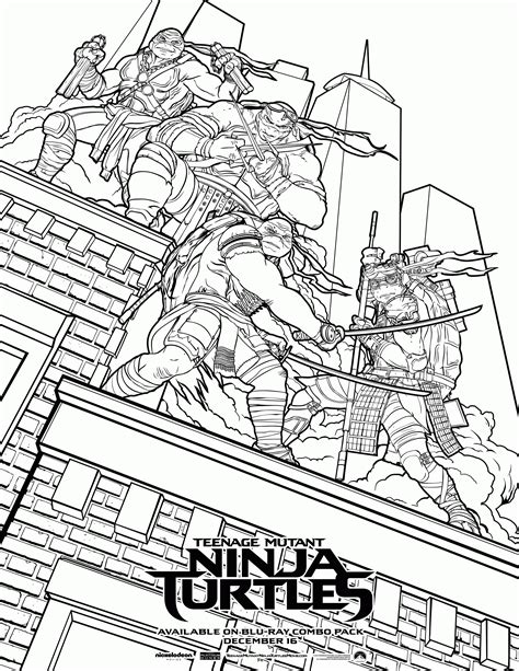 Ninja Turtle Adult Coloring Pages Coloring Pages