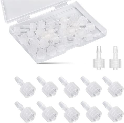 AIEX 30pcs Syringe Adapter, Clear Male Luer Lock 1/8 Luer Lock ...