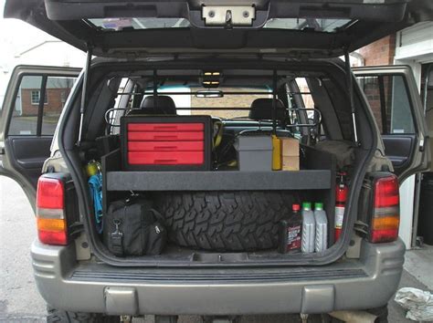 Great storage idea for the zj! | Jeep zj, Jeep wj, Jeep xj mods