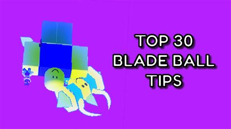 Top 30 Tips in Blade Ball - YouTube