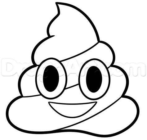 Poop Emoji Coloring Pages - Coloring Cool