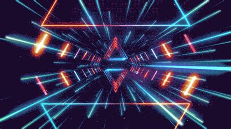 Resultado de imagen de neon lights retro | Retro futurism, Trippy gif ...