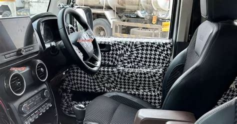 New spy pictures reveal how interior of the upcoming Mahindra Thar 5 ...