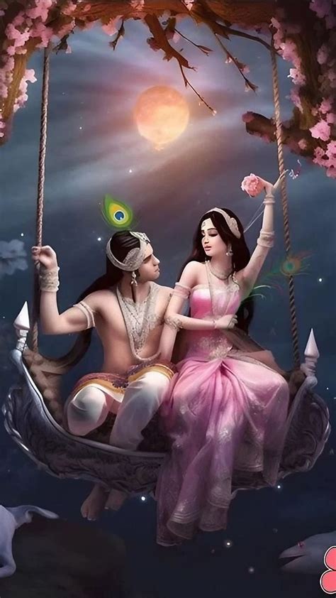 Radha Krishna Animated Wallpaper Classic Krishna Wallpaper Digital ...