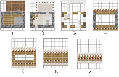 Minecraft Modern House Plans Blueprint