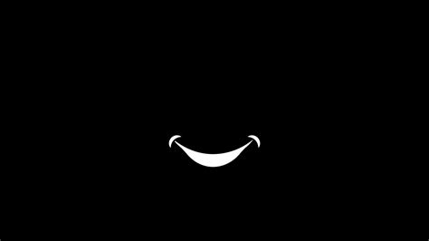 Smile Wallpaper Black