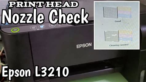 Paano mag Print Head Nozzle Check sa Epson L3210 Printer - YouTube