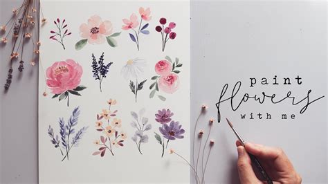 How To Draw Flowers With Watercolor | Best Flower Site