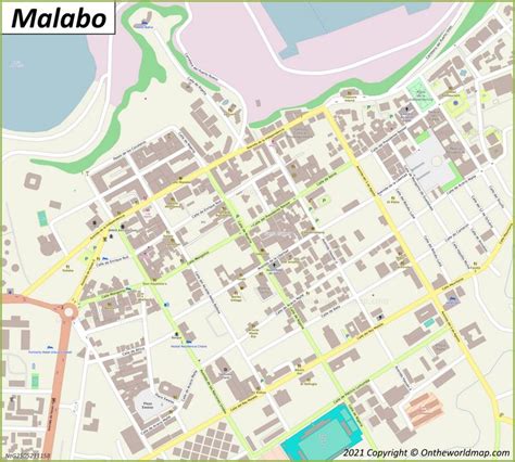 Malabo Map | Equatorial Guinea | Detailed Maps of Malabo