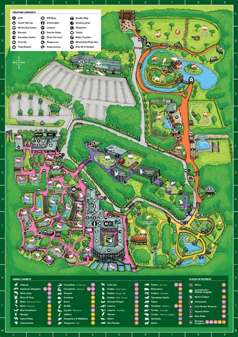 Australia Zoo | Sunshine Coast ... | Zoo map, Zoo, Zoo project