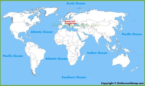 Bosnia and Herzegovina Location Map