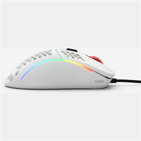 Glorious Model D RGB Gaming Mouse – Matte White — RB Tech & Games