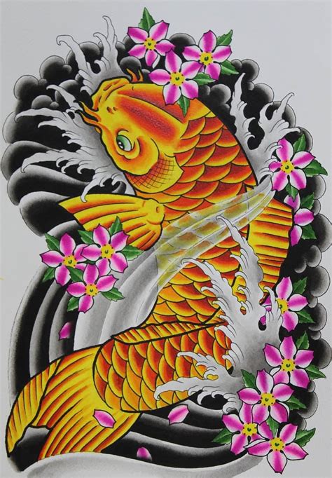 30 Koi Fish Tattoo Designs with Meanings, japanese koi tattoo HD phone ...