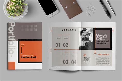 Minimalist Paper Portfolio - 9+ Examples, Tips