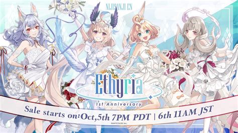 Nijisanji Announces Ethyria 1st Anniversary Goods : r/qooapp