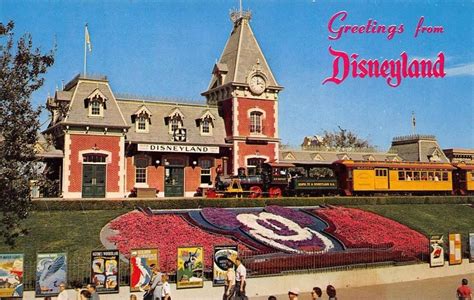 Vintage postcard | Vintage disneyland, Disneyland, Disneyland main street