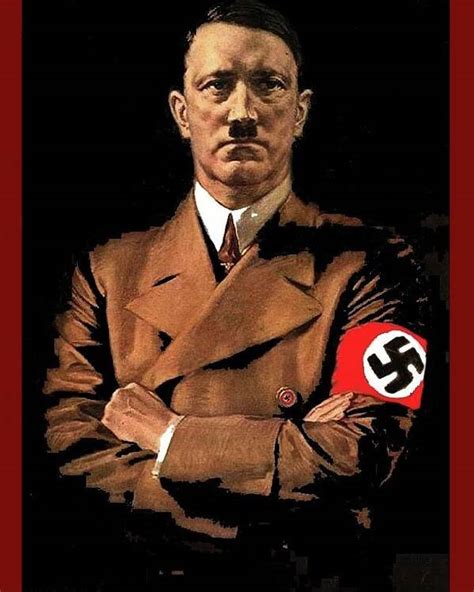 Adolf Hitler Painting Circa 1940 Color Added 2016 Poster by David Lee Guss