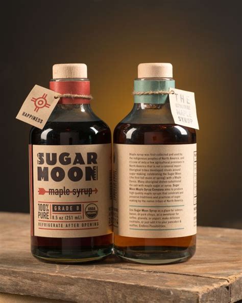 Sugar Moon Maple Syrup Packaging by Andrea Romero, via Behance ...