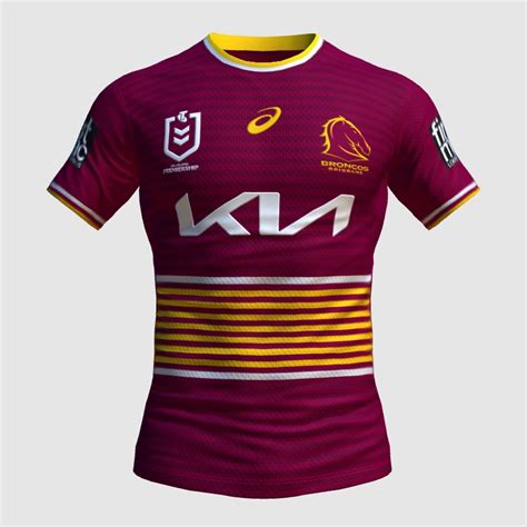 Brisbane Broncos 2023 Home Jersey Concept - FIFA 23 Kit Creator Showcase