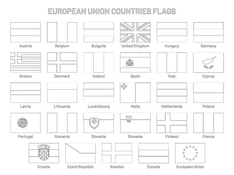 European Countries Flags