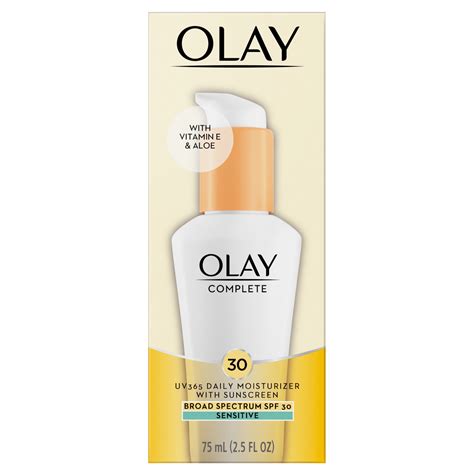 Olay Complete Daily Moisturizer for Sensitive Skin, SPF 30, 2.5 fl oz ...