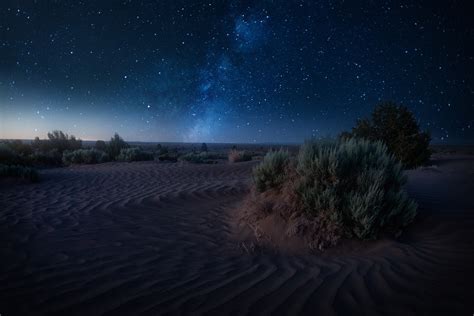 Night Sky Hd Desert