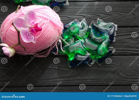 Detergents and Detergent for Washing Wool. Stock Photo - Image of ...