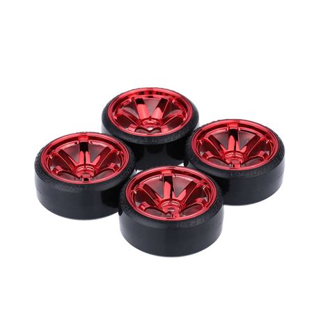 4Pcs/Set 1/10 Drift Car Tires Hard Tyre for HSP Tamiya HPI Kyosho On ...