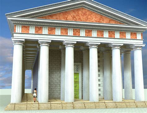 Roman Doric Ornamental Temple Kit | Daz 3D