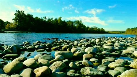 Relaxing river sounds - YouTube