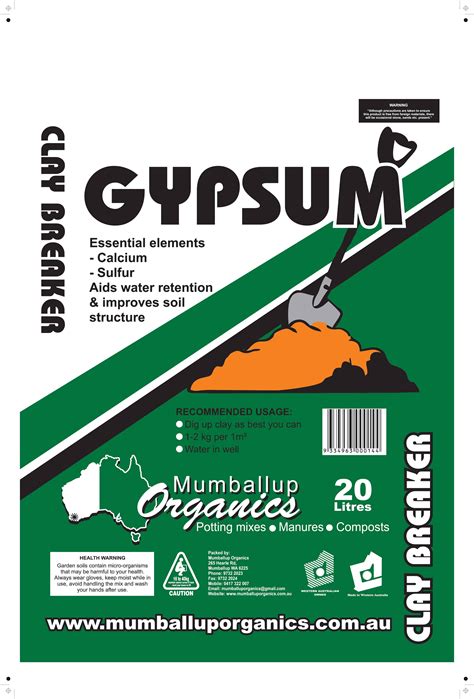 Gypsum | Mumballup Organics