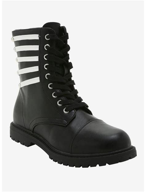 My Chemical Romance The Black Parade Cosplay Combat Boots | Hot Topic