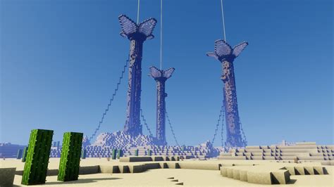 Skyline / SCI-FI Fantasy Tower for Minecraft