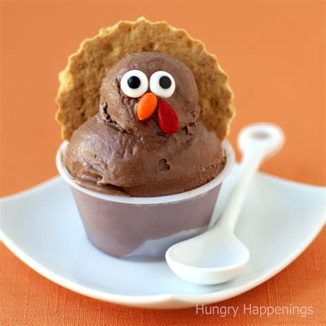 Thanksgiving Ice Cream Turkeys | Hungry Happenings