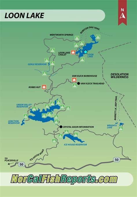 Loon Lake - Fish Reports & Map